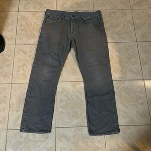 Bullhead. Gray jeans. Mens 34 x 30. Gravels Slim